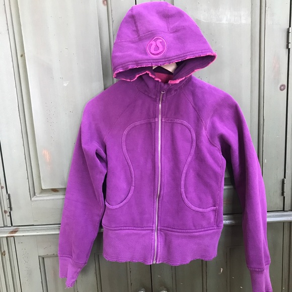 lululemon athletica Jackets & Coats Lululemon Purple Scuba Hooded